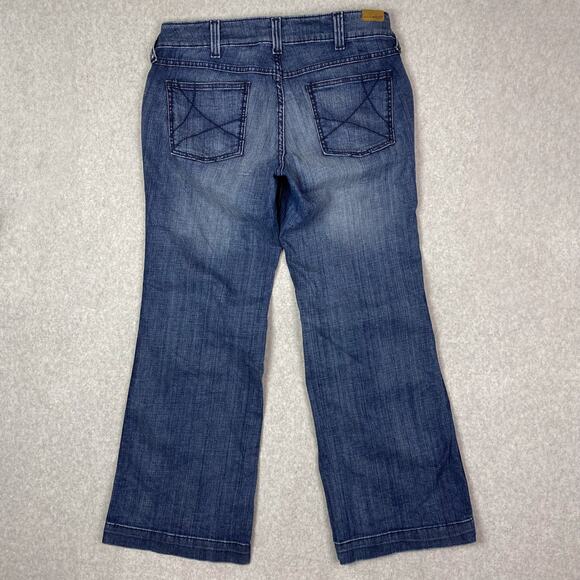 Ariat Women's Trouser 32S Mid Rise Stretch Ella Wide Leg Jean - Picture 6 of 12